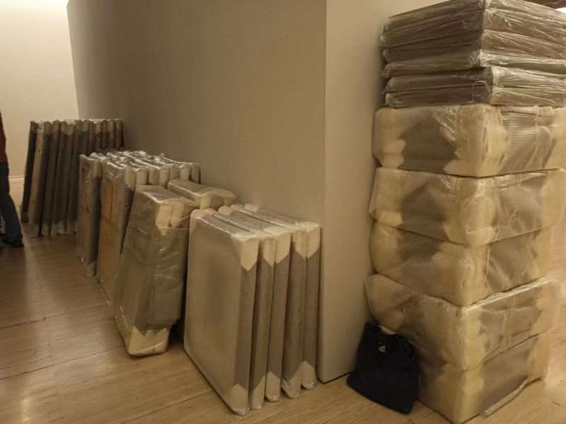 北京搬家现场图片